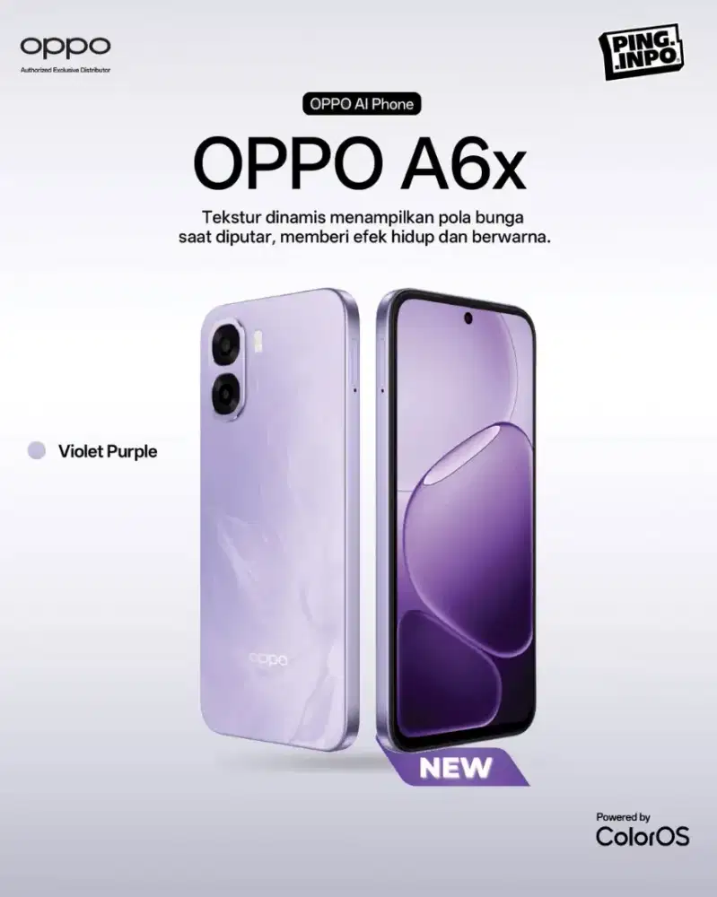 OPPO A6X 4/64 Cashback 300K