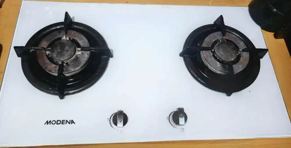 Jual kompor tanam modena putih (second)