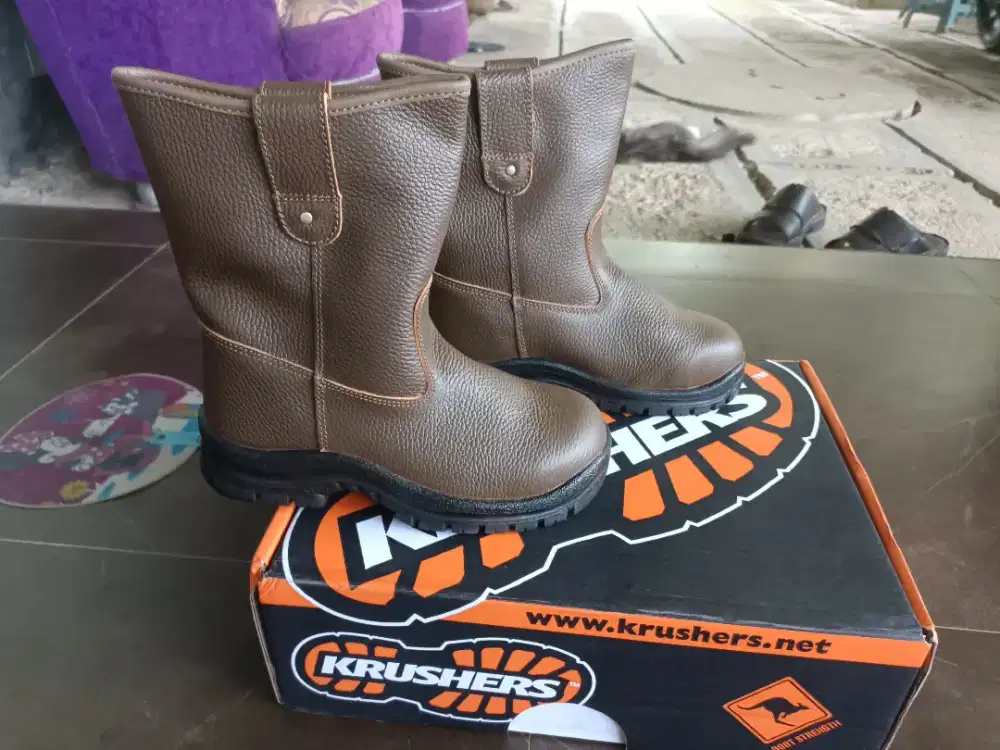 Jual sepatu safety merk krushers