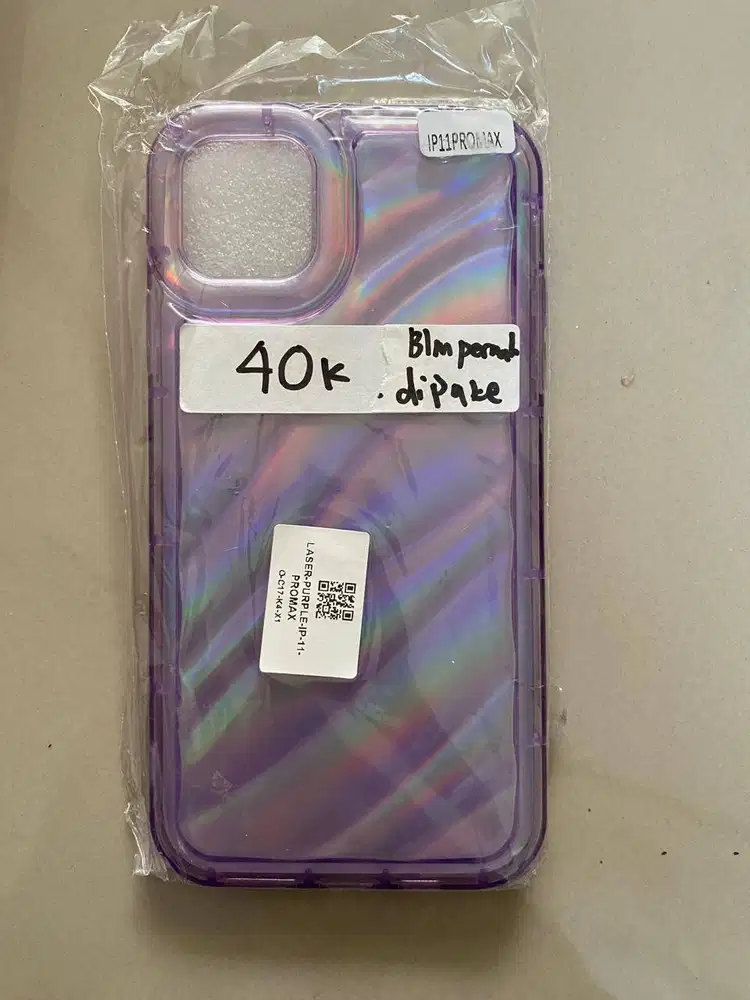 CASING HP IPONE 11 PROMAX – LASER PURPLE - BARU