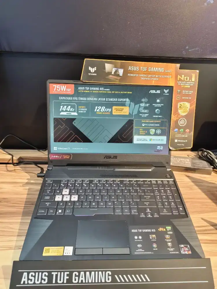 CICILAN LAPTOP ASUS TUF A15 AMD RYZEN 7 8 512 GB