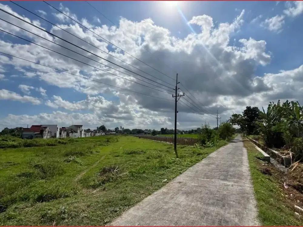 Tanah Pekarangan Murah Sidoarum Sleman - Belakang Al Azhar – SHM & Legal