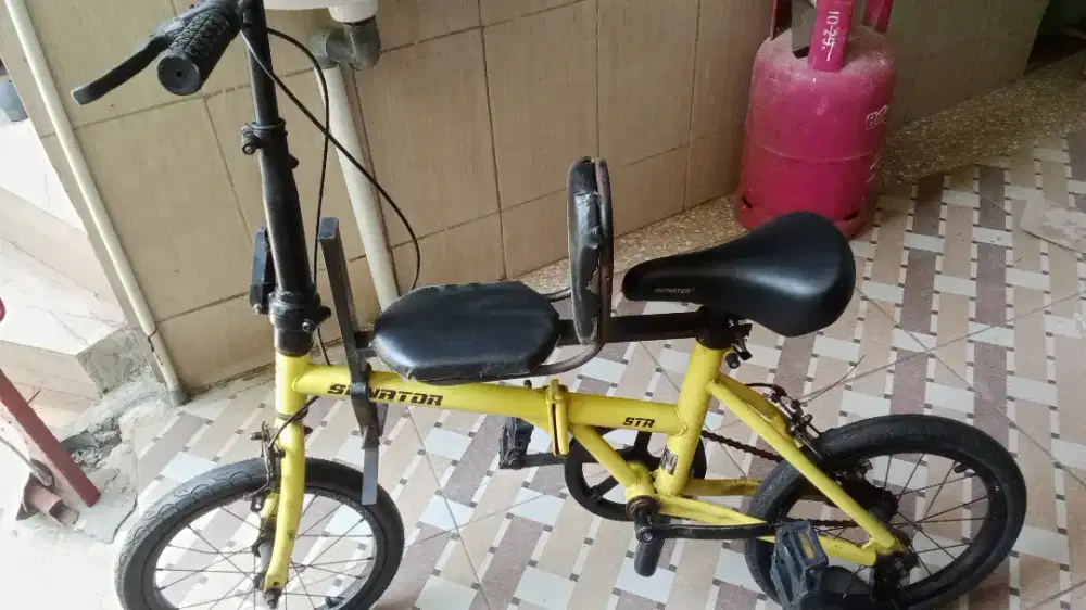 Jual sepeda lipat ada boncengan