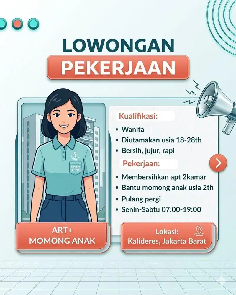 Lowongan ART + momong