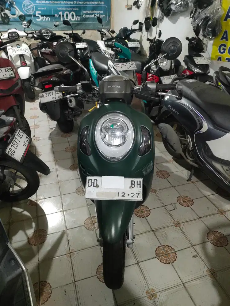 Honda Scoopy 2022 hijau
