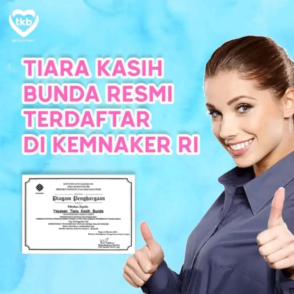 Loker langsung penempatan tanpa biaya, Terpercaya dan Terakreditasi