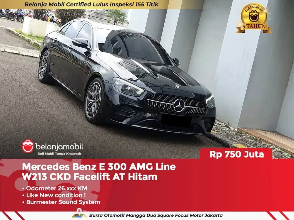 [ LOW KM ] Mercedes Benz Mercy E 300 E300 AMG W213 2022/2023