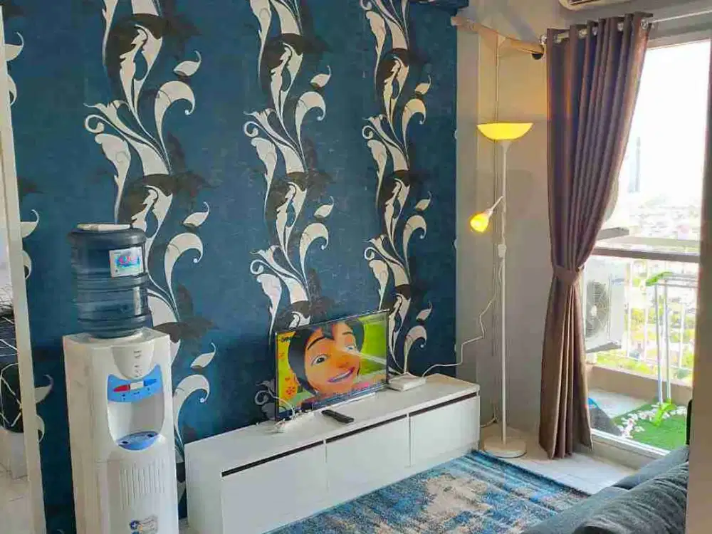 SEWA UNIT BAGUS APARTEMEN PUNCAK DHARMAHUSADA LUAS BESAR 56m2 KT 2