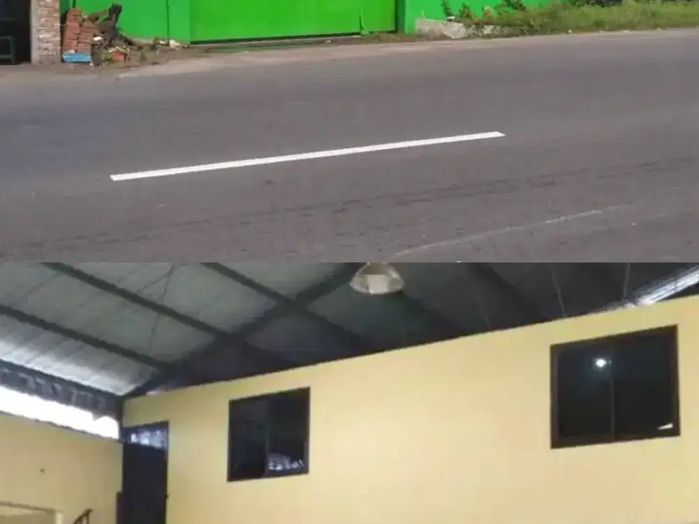 DIJUAL CEPAT MURAH LELANG EX PABRIK SNACK +KANTOR DI JALAN RAYA NGRAME MOJOKERTO