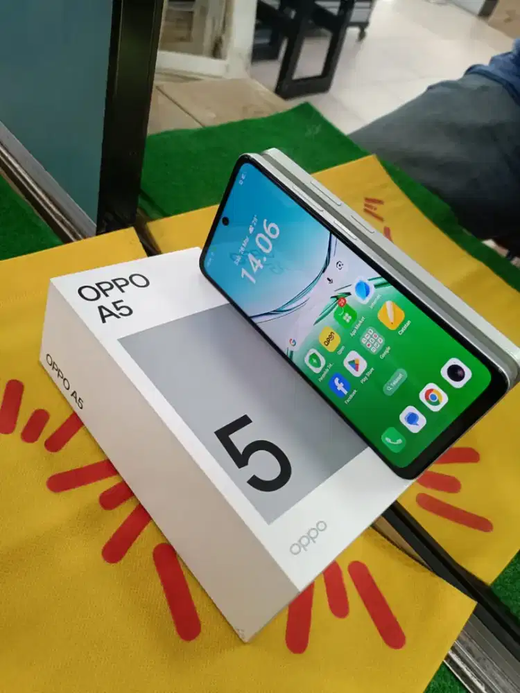 Oppo A5 2025 Ram 8/128 Gb mulus banget no minus lengkap ori