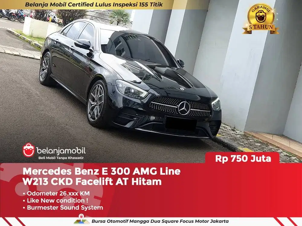 [ LOW KM ] Mercedes Benz Mercy E 300 E300 AMG W213 2022/2023