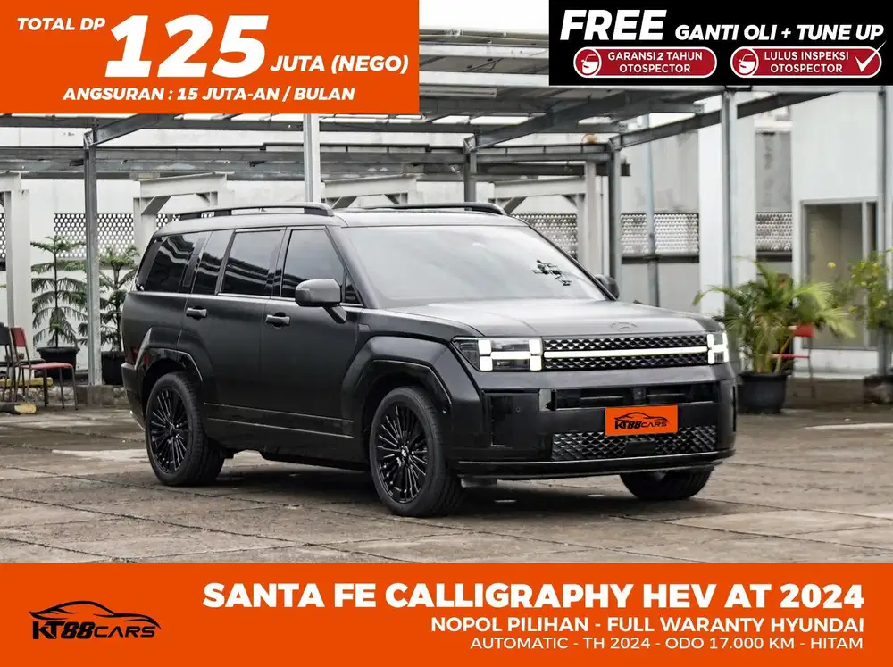 Low Kilometer HYUNDAI SANTAFE 1.6 CALIGRAPHY HEV 2024