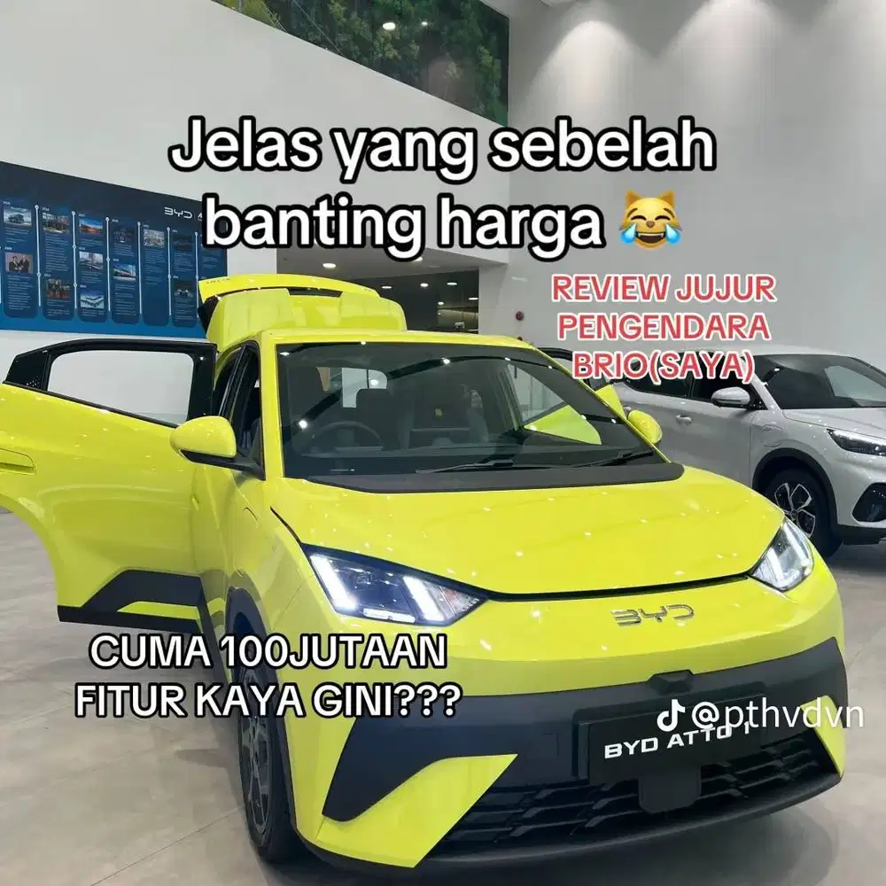 BYD ATTO 1 READY STOCK KREDIT MUDAH AJUKAN!!