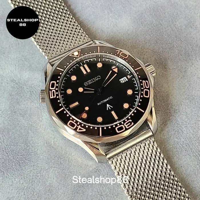 Seiko Mod Seamaster Titanium Style NH35 Automatic Mr Joe Custom
