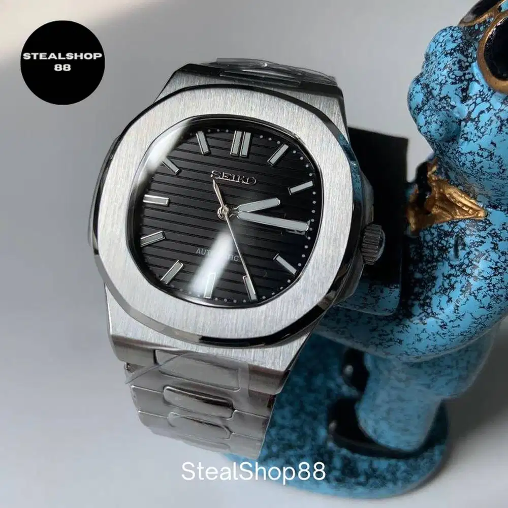 Seiko Nautilus Black Designo NH35 Automatic Limited