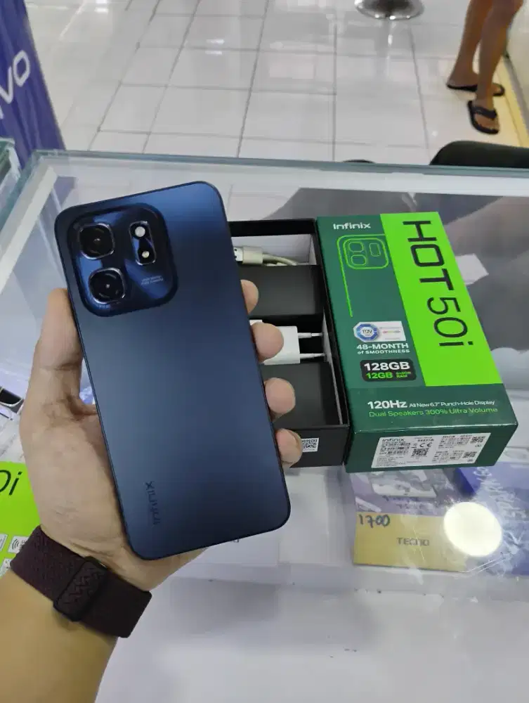 Infinix Hot 50i 6 128 Fullset Mulus