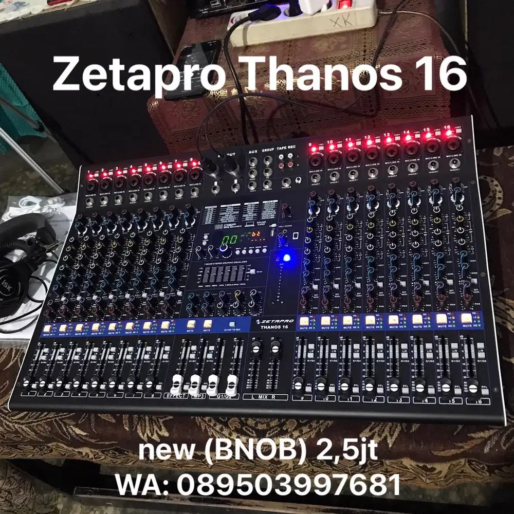 mixer 16 channel ZETAPRO Thanos 16