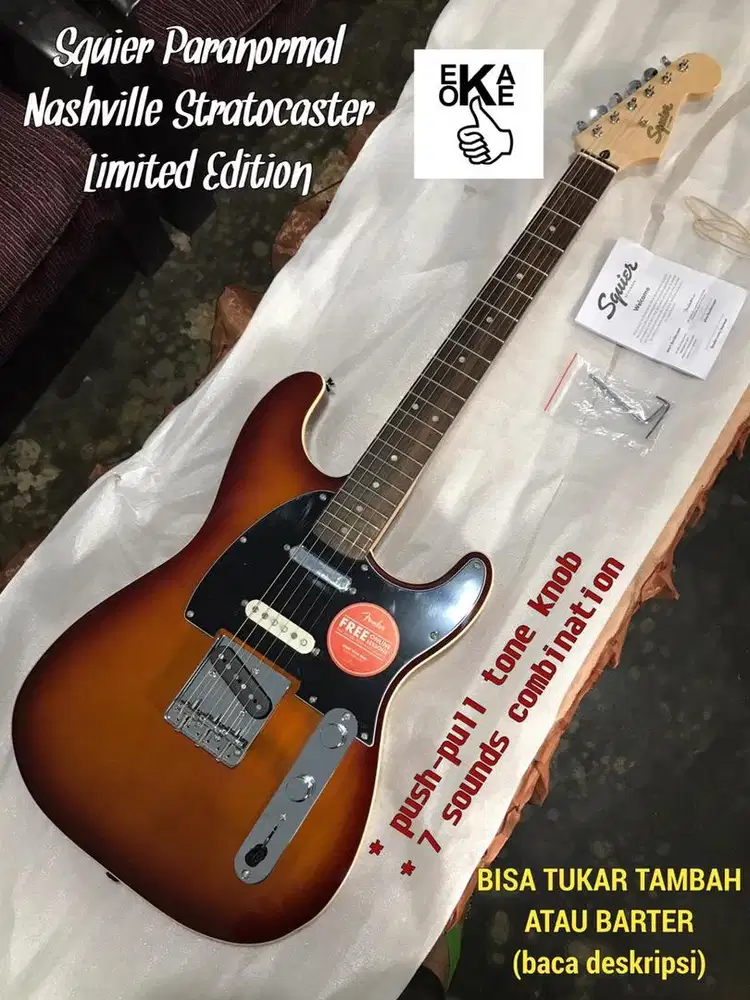 Squier ParanormaI Nashville Stratocaster by Fender