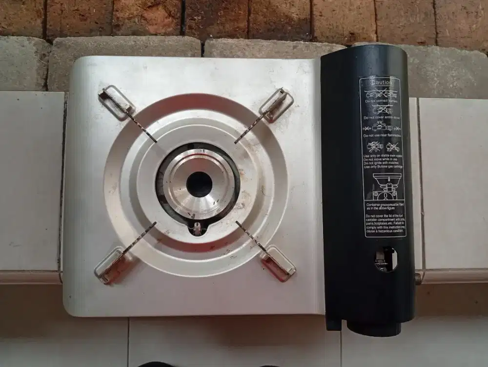 Kompor Gas Portabel Solid 2 Fungsi