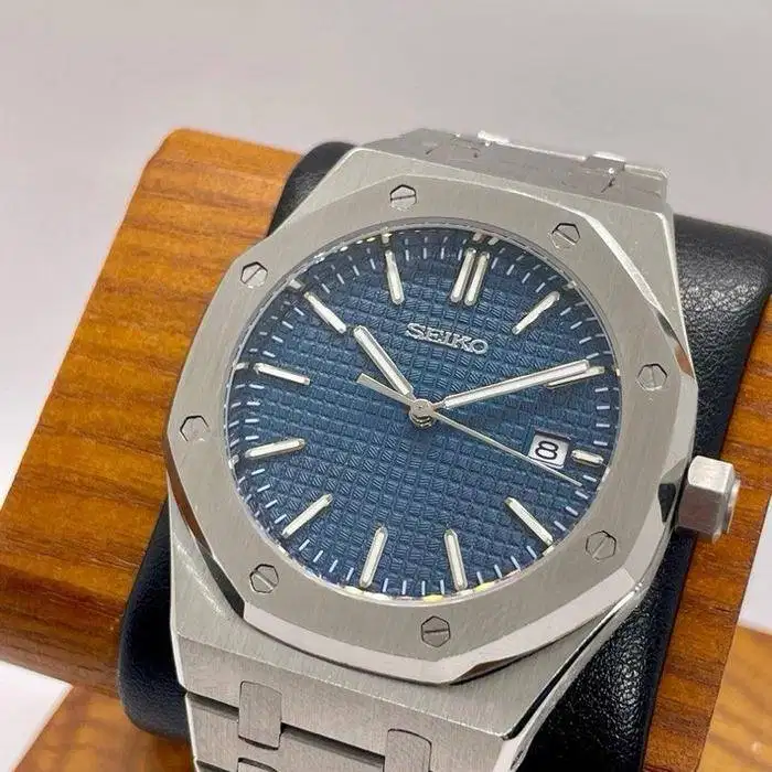 Seiko Royal Oak Navy Blue NH35 Automatic Mr Joe Custom