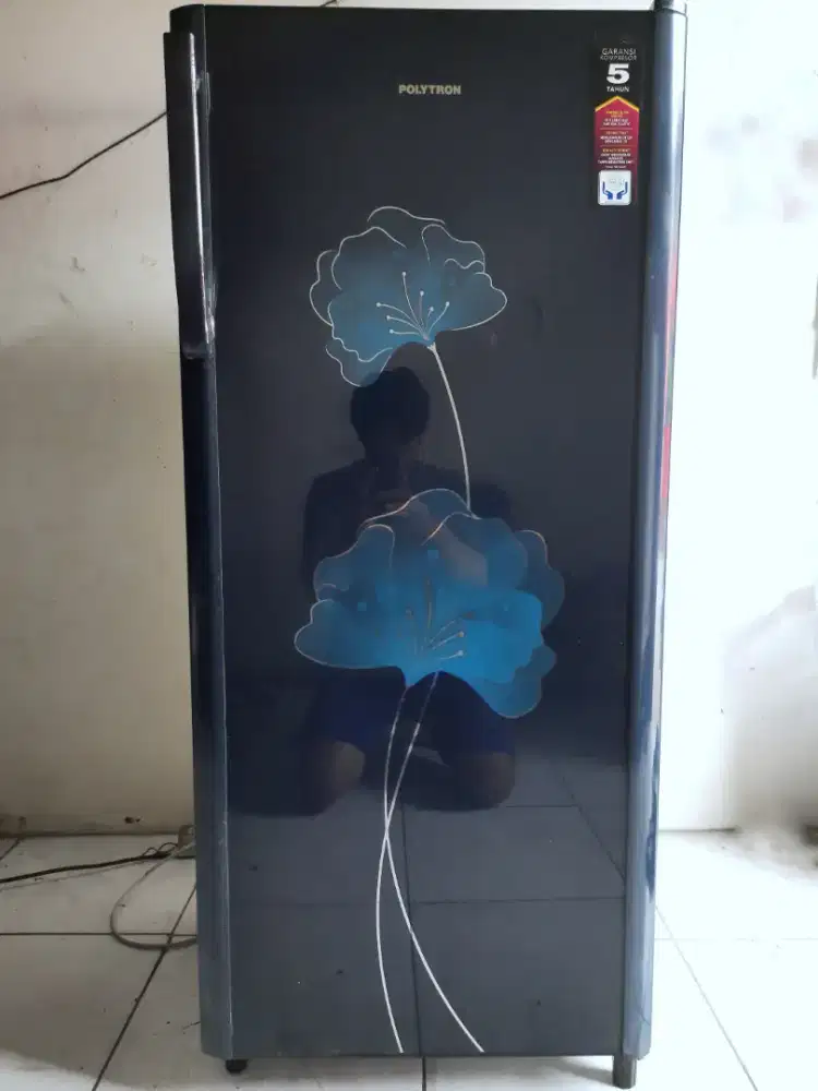kulkas POLYTRON BELLEZA 1 PINTU KACA