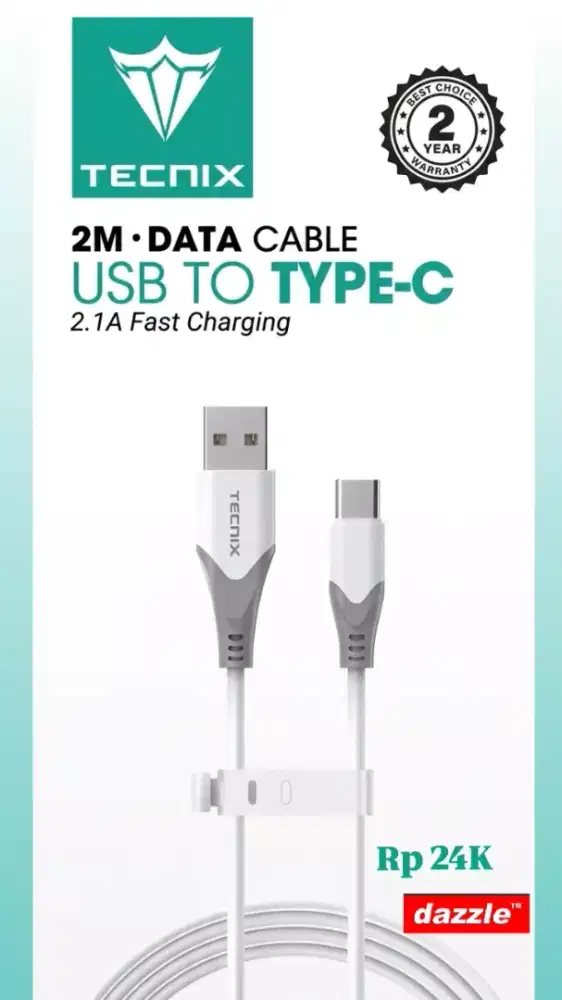 Kd Tecnix 2m cbl 839 c grey