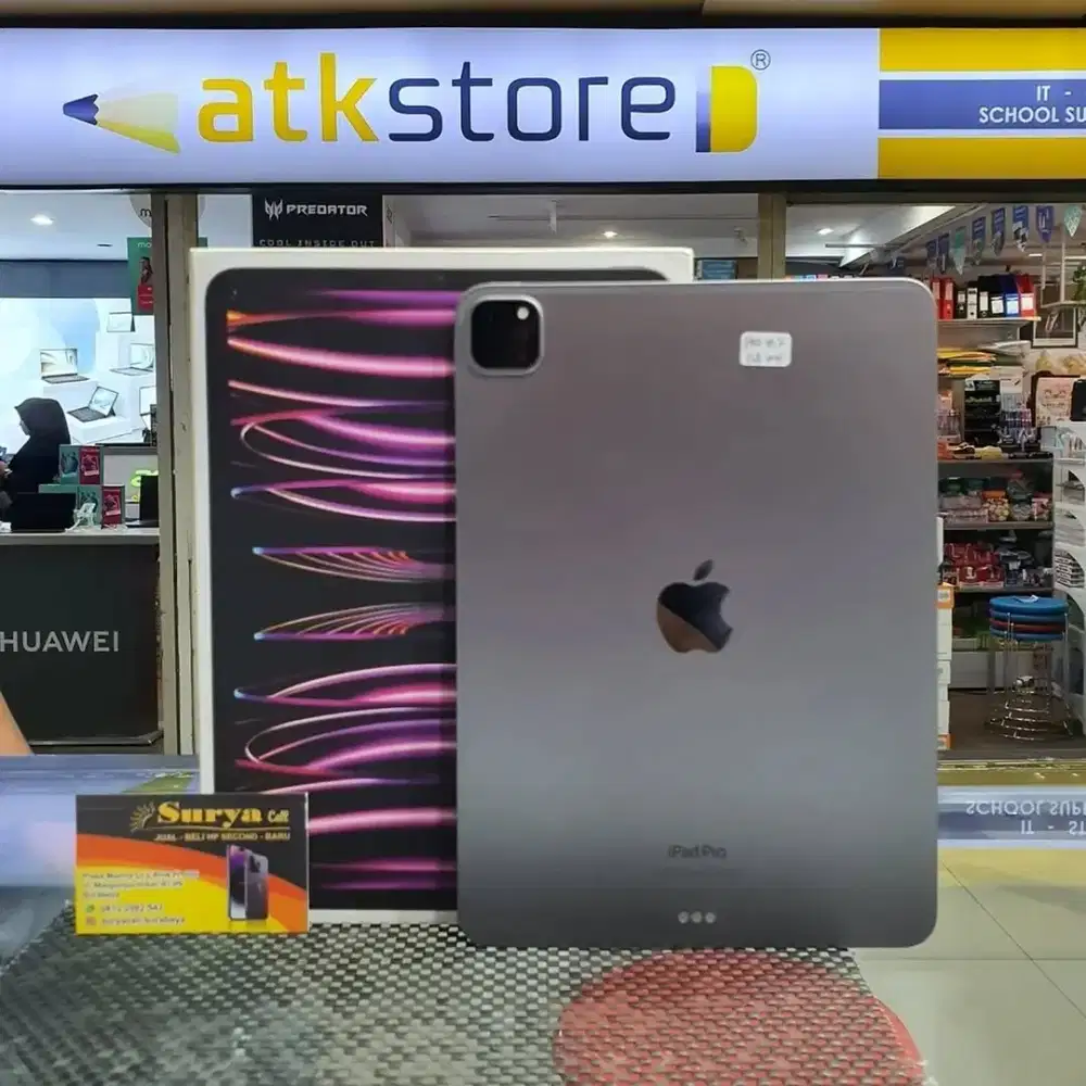 Ipad Pro M2 128 GB Resmi Second iBox Fullset Murah