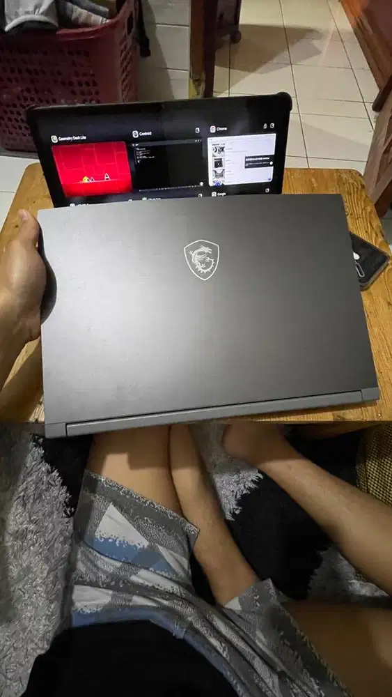 laptop gaming msi thin a 15  16gb/512