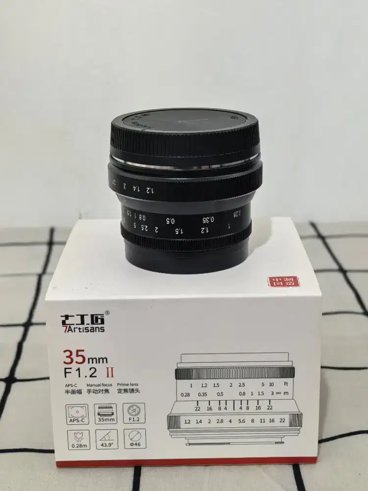 Lensa 7artisans 35mm F1.2 II E-mount Sony