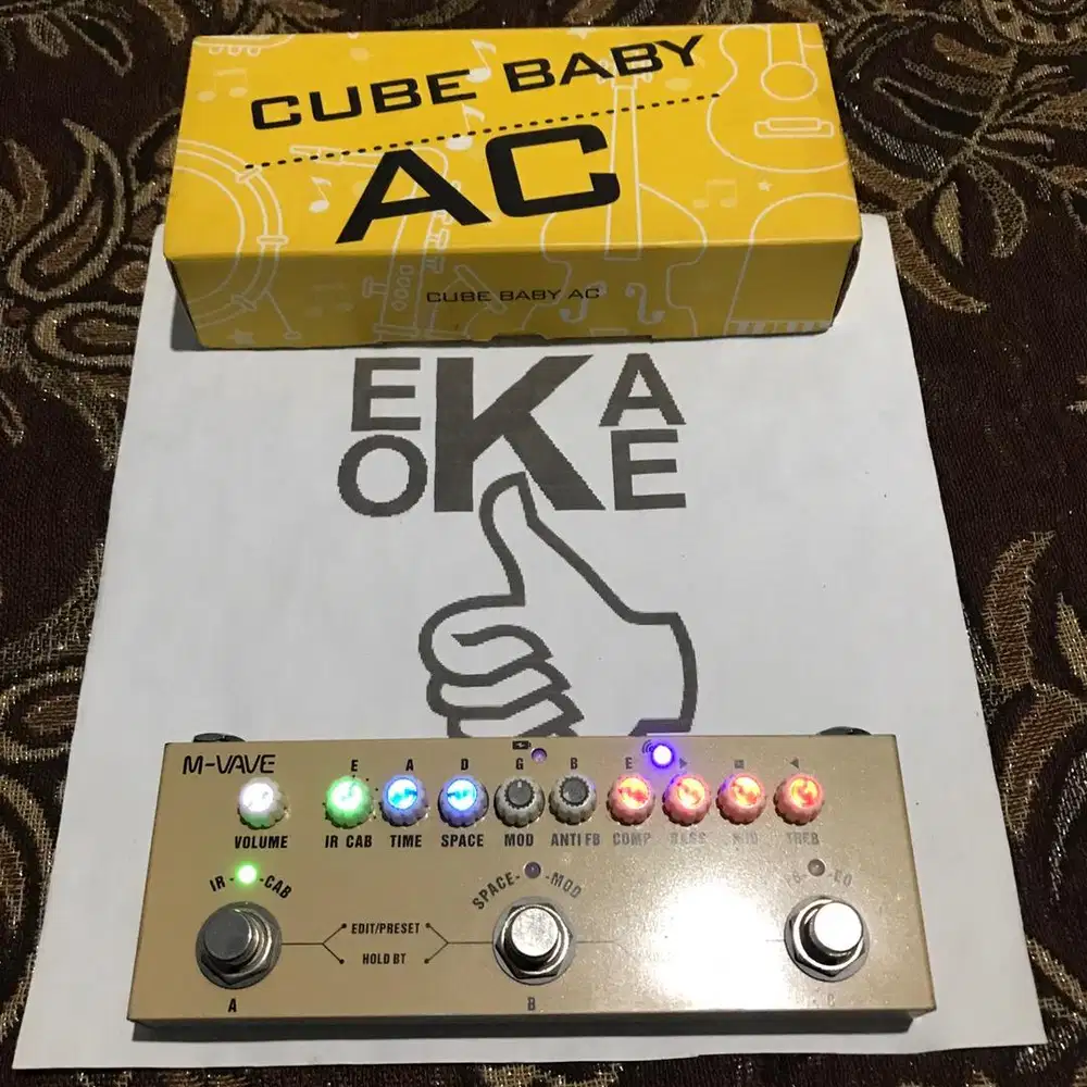 efek gitar akustik M-VAVE Cube Baby AC