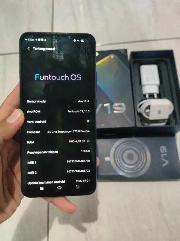 Vivo v19 8/128 fullset