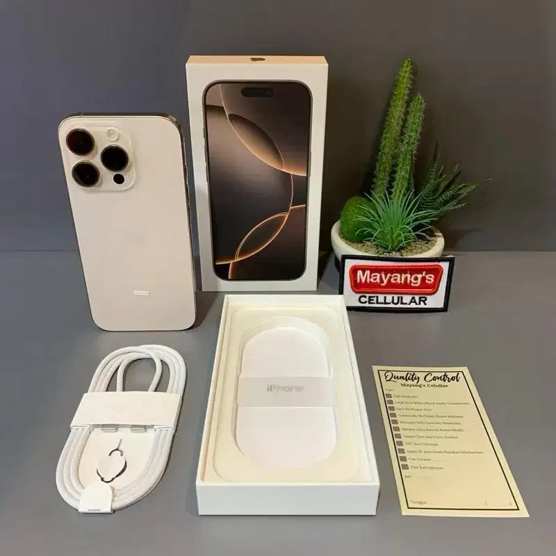 Apple Iphone 16Pro 128 Garansi On ex iBox Second Mulus Fullset Ori