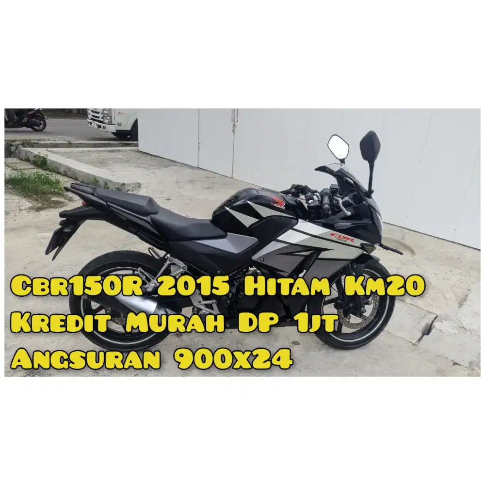 CBR 150cc 2015 Hitam Km20Rban Orisinil