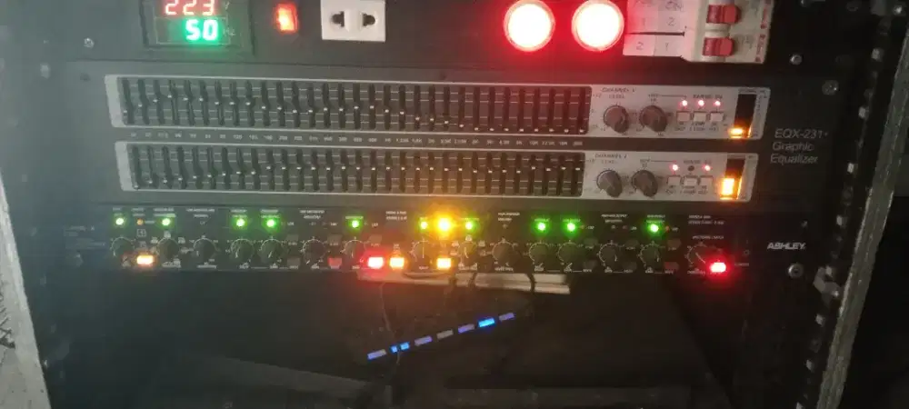 ASHLEY CX3400 CROSSOVER, DBX EQX 231+, EQUALIZER