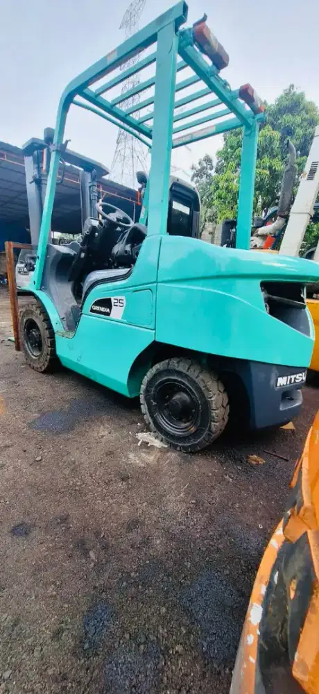 Forklift Mitsubishi 2,5 Ton,Manual,Tiang 3 Meter,Mesin S4S,Tahun 2018