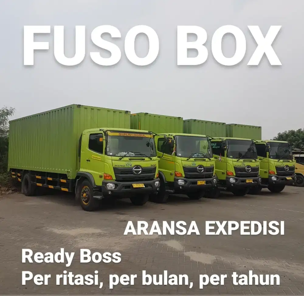 Sewa truk fuso box harian bulanan tahunan