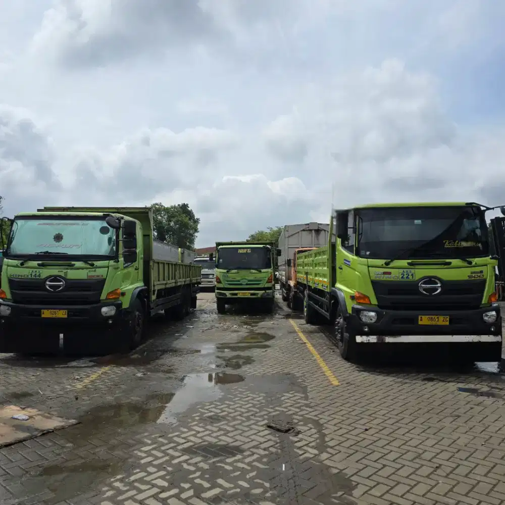 Sewa Tronton losbak atau bak tri way muatan max 25 ton