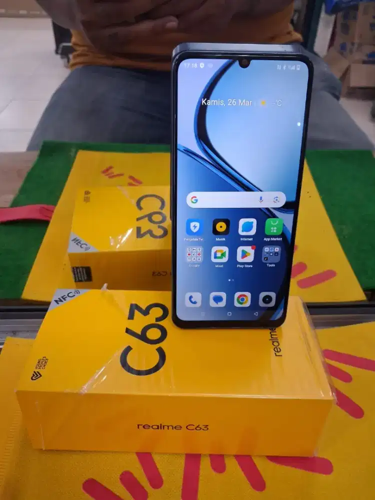 Realme C63 Ram 8/128 Gb mulus no minus lengkap normal