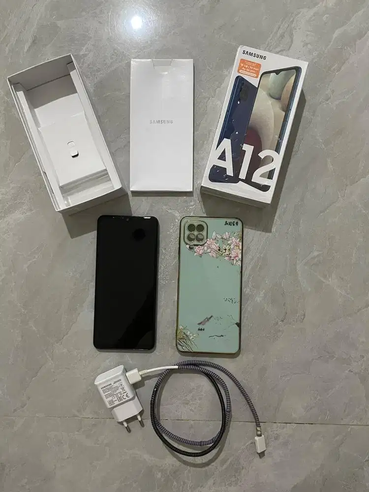 Jual samsung A12 second 4/128GB