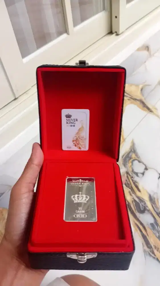 Perak murni silver king  25gr rmlogam mulya barcod investasi halal
