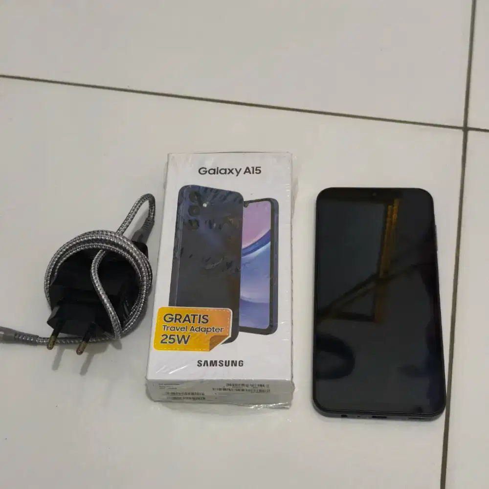 Handphone Samsung Galaxy a15 4g 8/256 original sein warna blue black