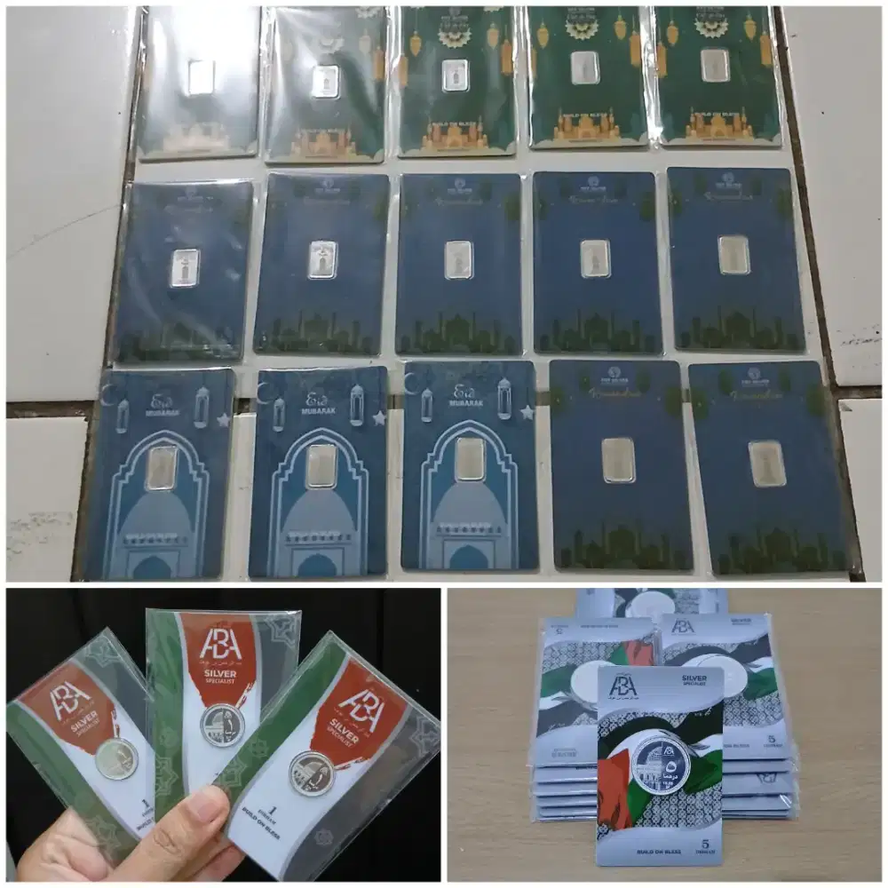 Dijual silver key 1 dirham  logam mulya asli serificat certieye 2025