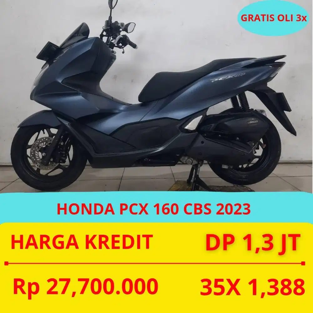 PROMO SUKSES MOTOR HONDA PCX 160 CBS 2023 DP MURAH 1,3 JUTA