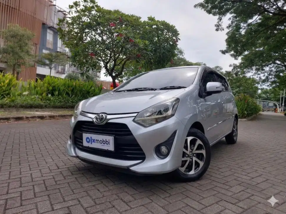 DP 5% Toyota Agya 1.2 G Bensin-AT Silver CFFJB
