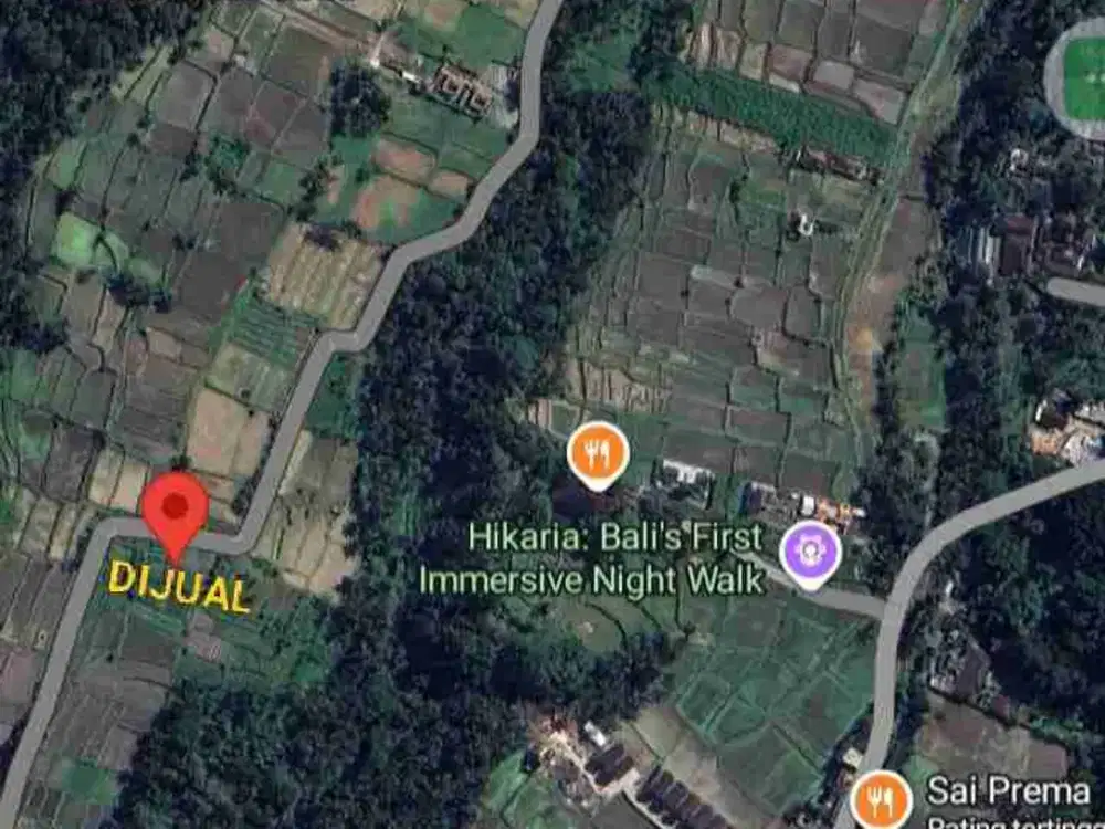 Tanah 22.13m2 Lingk Villa di Ubud tegalalang Gianyar Bali - Thumbnail 3