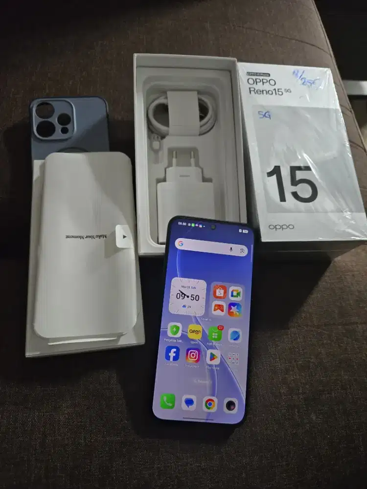 Oppo Reno 15 5g fullset garansi mulus
