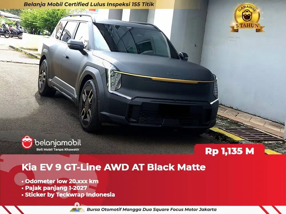 [ LOW KM 20RB ] Kia EV9 EV 9 GT-Line AWD AT 2023 2024