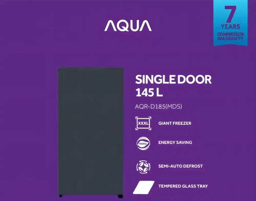 Kulkas AQUA AQR-D185-MDS