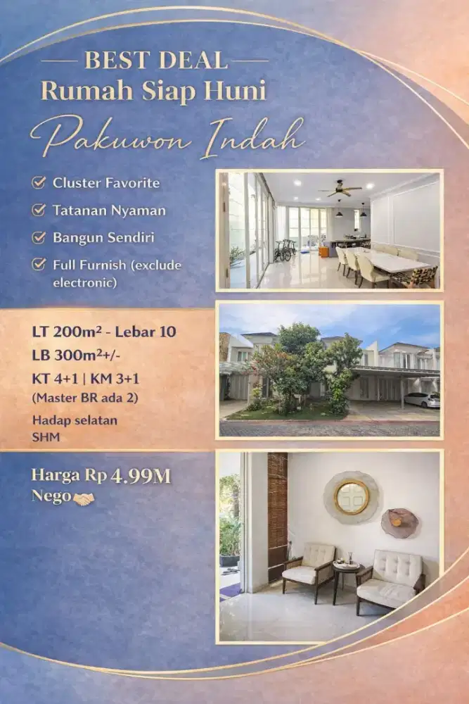 The Mansion, Pakuwon Indah Cluster Favorite