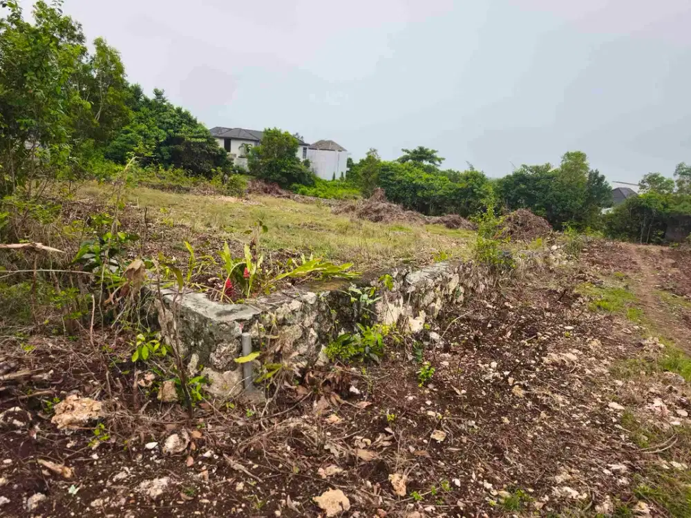 dijual tanah 7 SHM ( luas global 3262m² ) kawasan Melasti beach Ungasan Badung Bali